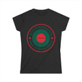Made in Bangladesh Flag Logo Tee — Black & Yellow | Bengali Script | Deshi Pride Shirt | South Asian Streetwear